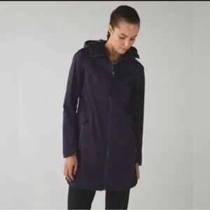 lululemon athletica Black rain coat